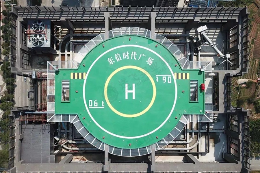 直升機停機坪機場標志顏色是固定的嗎？都有哪些？